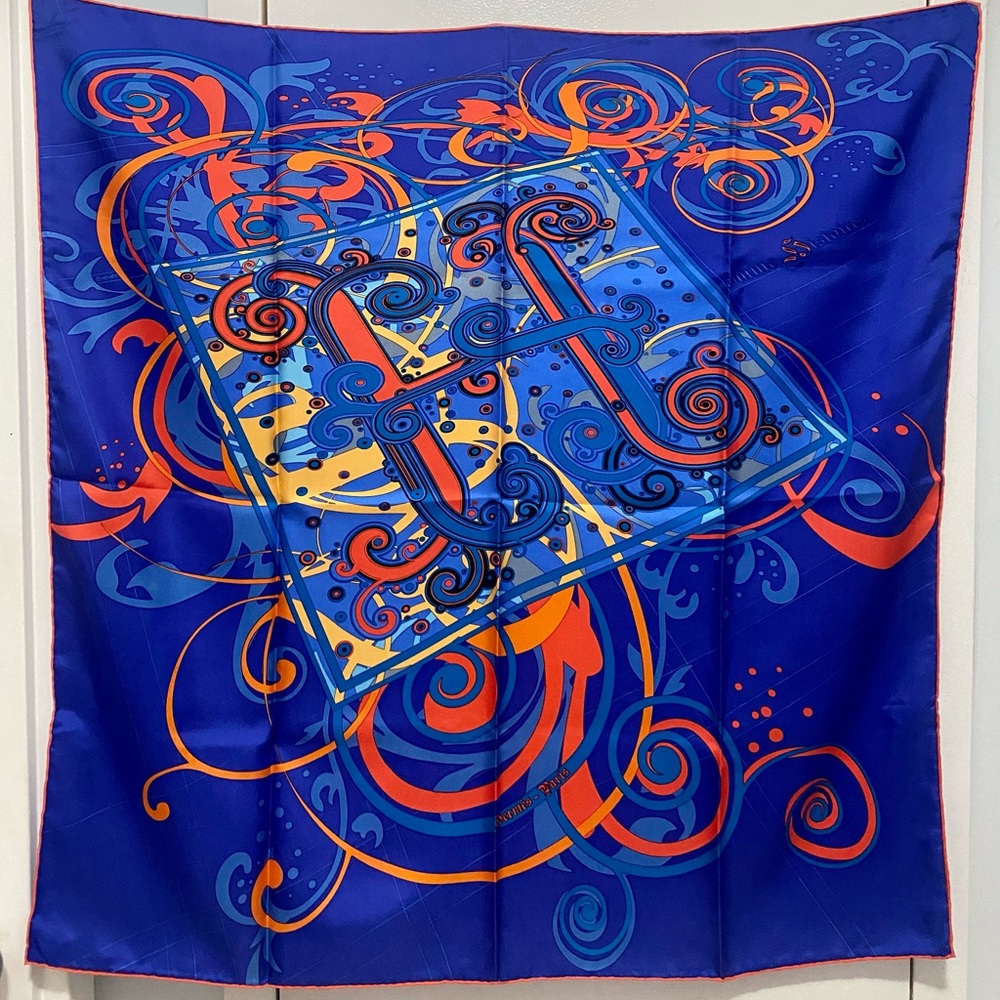 HERMES Silk Scarf